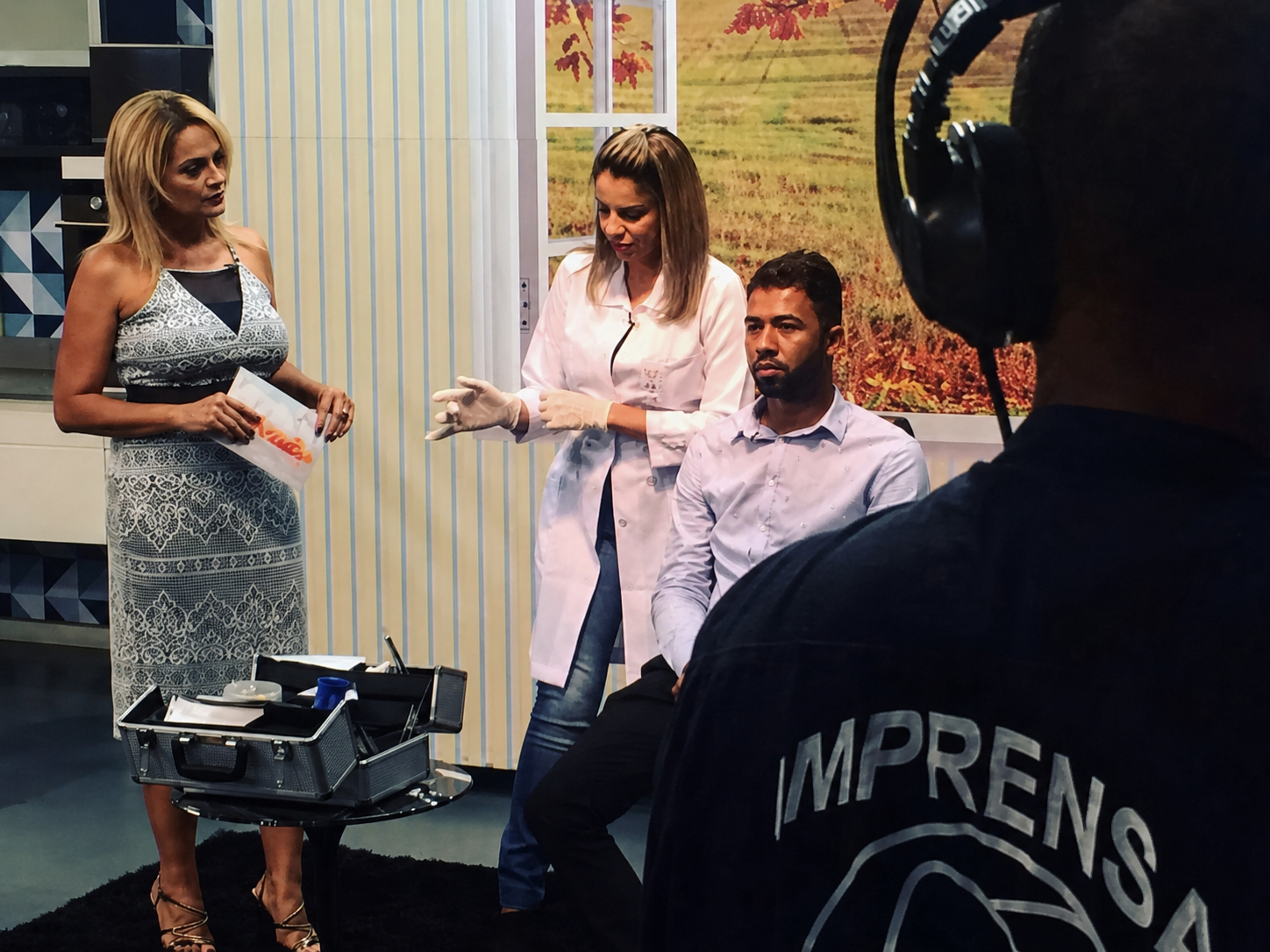 Dra. Sue Ellen em participação na Rede Brasil de Televisão